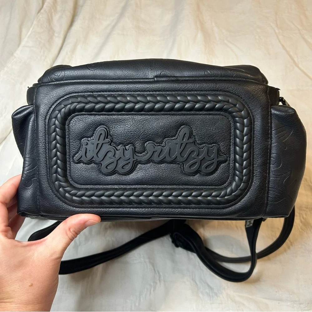 Itzy Ritzy Unisex Baby Mini Diaper Bag Backpack Black Limited Edition